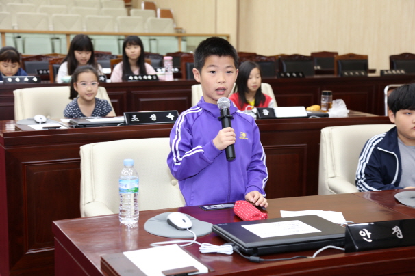 '백성초등학교 4학년 1반 열린의회 개최' 게시글의 사진(6)