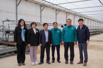 금광농협 육묘장 격려방문