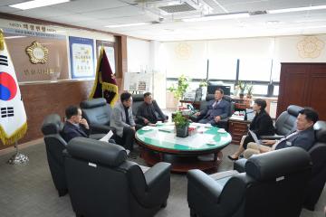 이경숙 국민건강보험 안성지사장 안성시의회 방문