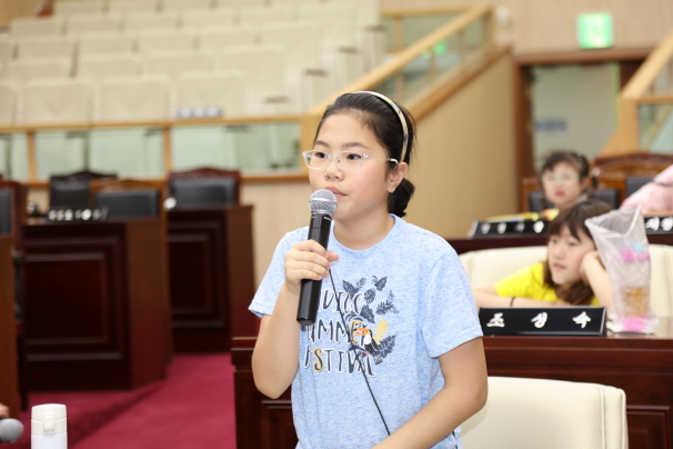 '백성초등학교 4학년 3반 열린의회 참석' 게시글의 사진(3)