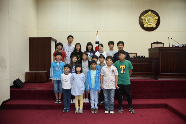 대덕초등학교 학생 안성시의회 방문