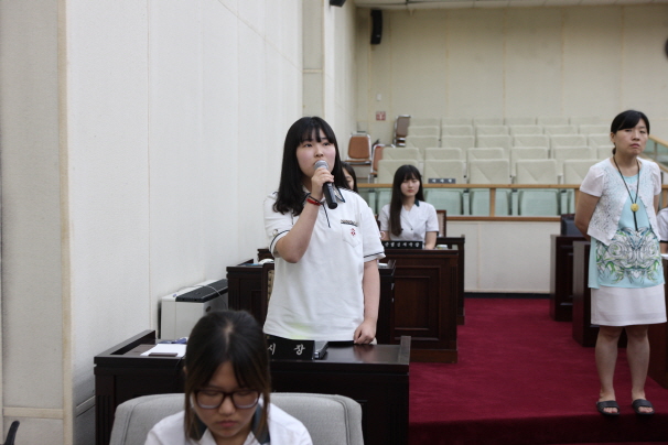 '안성여자고등학교 학생 34명 안성시의회 방문' 게시글의 사진(5)