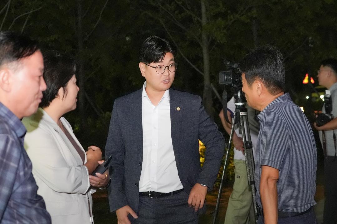 금석천 반딧불이 음악회