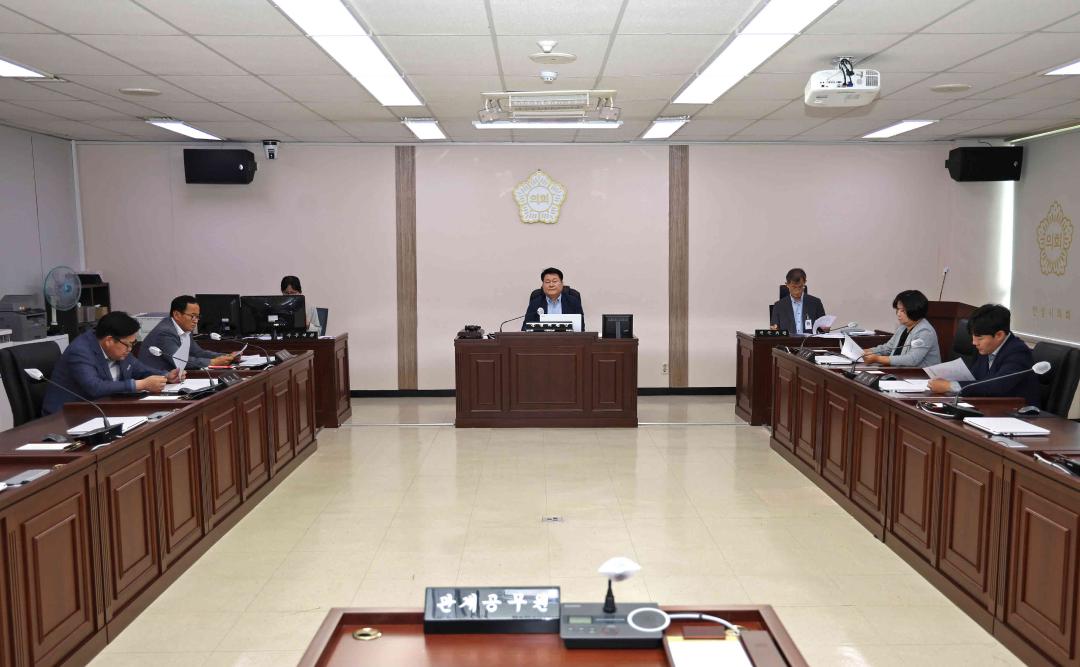 제216회 안성시의회 임시회 폐회중 의회운영위원회