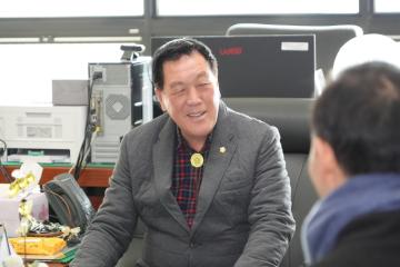 신임 안성소방서장 의회 방문