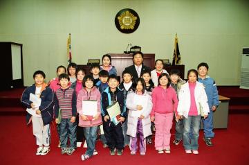 서운면 서운초등학교 안성시의회 견학